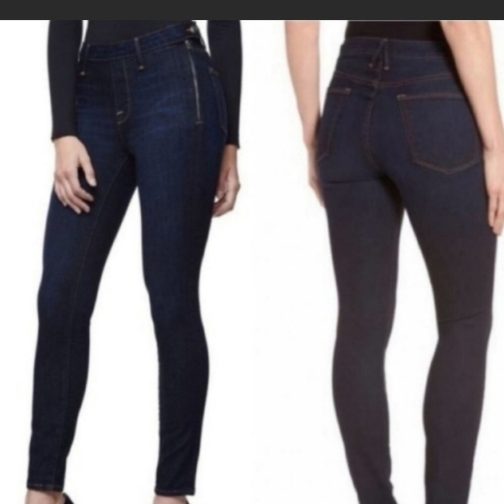 Good American Good Legs side zip jeans❤️